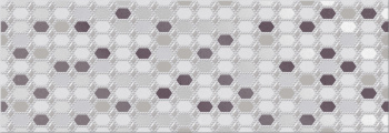 Керамическая плитка Eletto Ceramica Malwiya Grey Geometria Decor 24.2x70 см 586942001