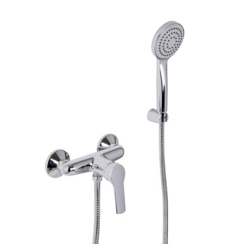 Смеситель для душа внешнего монтажа Fima Carlo Frattini Serie 4 с душевым комплектом, хром F3765CR