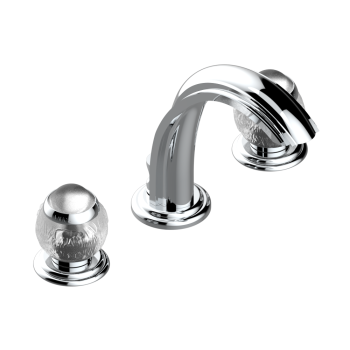 Смеситель для раковины THG Panthere Cristal Clair A2H-A02-151 хром