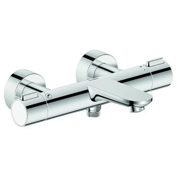 Duravit Wave Термостатический смеситель для ванны/душа с изливом, хром
