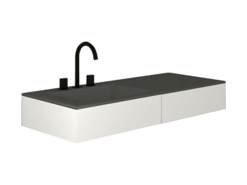 Раковина встраиваемая Cielo Milano MILA BA 120 см черный