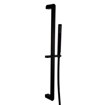 Душевая штанга Ramonsoler с душевым комплектом чёрный 776001KNM