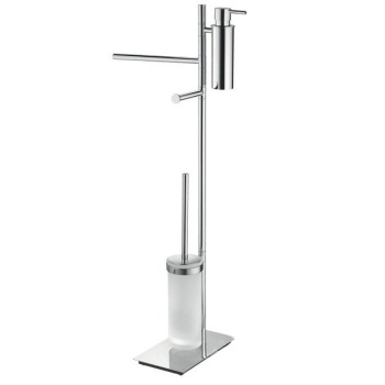 Стойка с аксессуарами Colombo Square h81 хром B9918.CR