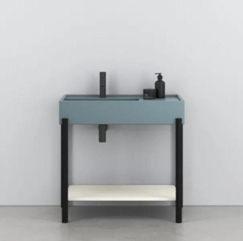 Раковина накладная Cielo Plinio PNLASF PL 140 см голубой