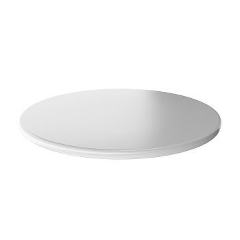 Круглая полка CONO встраиваемая Kerama Marazzi 43 1, белая глянцевая CO4.43\WHT