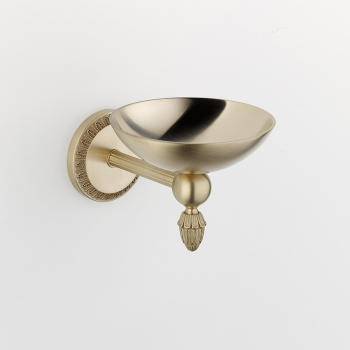 Мыльница металлическая THG Malmaison Metal U93-F31-546 soft matt gold