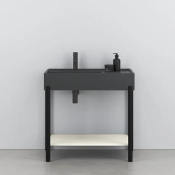 Раковина накладная Cielo Plinio PNLA BA 140 см черный