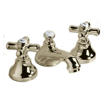 Смеситель для биде Devon&Devon City на 3 отв. с донным клапаном светлое золото UTCI112