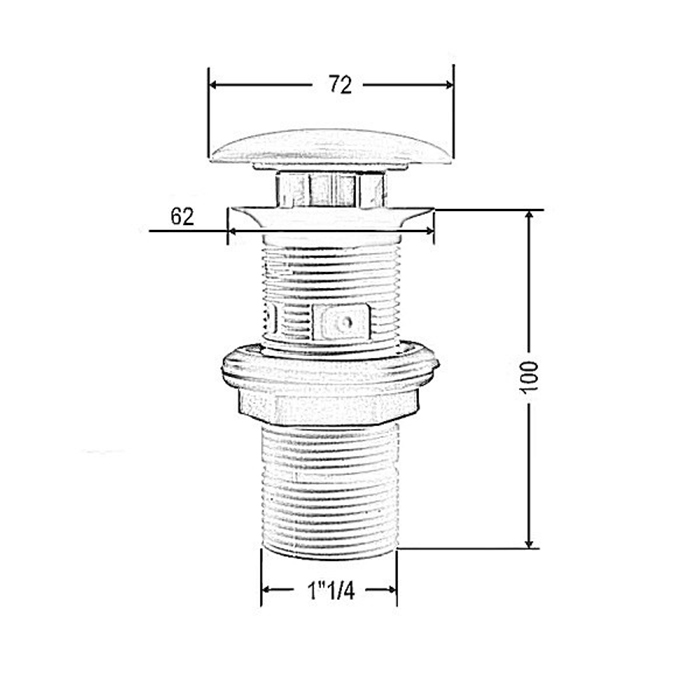 Донный клапан для раковин Artceram покрытие керамика, avio ACA038 38 00