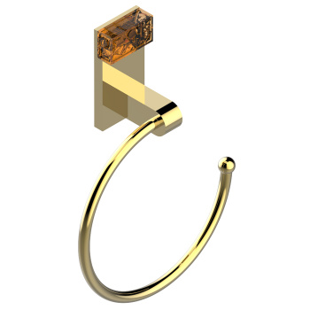 Полотенцедержатель THG Ginkgo U5E-F01-504N полированное золото
