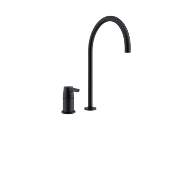 Смеситель для раковины Ramonsoler Adagio однорычажный на 2 отверстия черный 914003NM