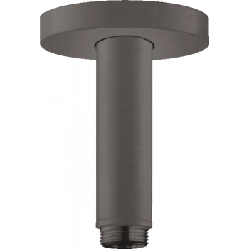 Потолочное подсоединение hansgrohe S 27393340 100 мм , шлифованный черный хром