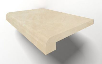 Мрамор Marmocer Stairs Ivory Beige Solid Mb006 30x100 см MB006-IV