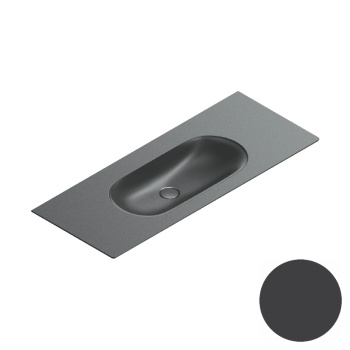 Раковина 125×50 Catalano Sfera Nero satinato 0521260022