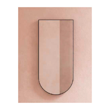 Зеркало Globo Lalita размер 110х51 см крепление в комплекте (Nero opaco) LT045LAR