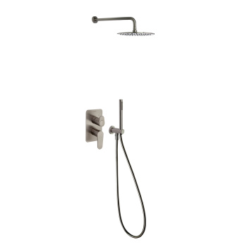 Смеситель для душа Ramonsoler Alexia встраиваемый с тропическим и ручным душем никель K3615021NC