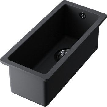 Дополнительная мойка Omoikiri Bosen 20-U-BL черная 4993153