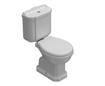 Унитаз напольный Globo Paestum приставной размер 67 см крепление в комплекте цвет bi (Bia PA004BI