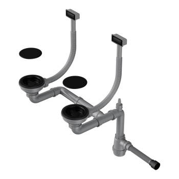 Сифон для мойки Omoikiri WK-2C-GB графит 4956759