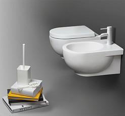 Подвесное биде Simas E Line EL19 белый