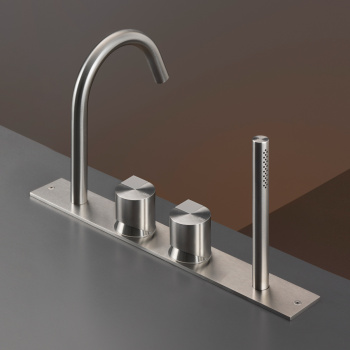 Смеситель для ванны CЕА Design Duet DET 32 S сталь