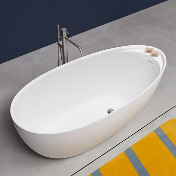 Ванна из искусственного камня Antonio Lupi Eclipse 180x75 ECLIPSES Bianco/cr