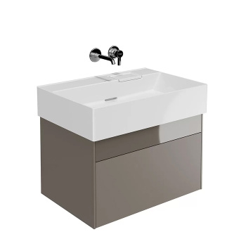 Тумба LOGICA подвесная Kerama Marazzi 2 ящика 70 см песчаный LOG.70.2\SAN