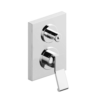 Внешняя часть встраиваемого смесителя душа Stella Casanova хром CS 01405 CR00