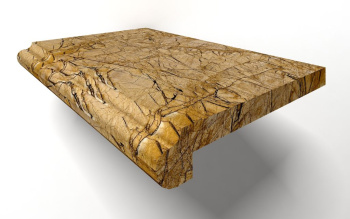 Мрамор Marmocer Stairs Giallo Castle Solid Mb005 MB005-GIAL 30x100 см MB005-GIAL