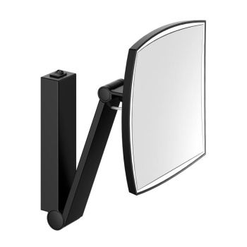 Косметическое зеркало Keuco iLook_move 20 17613379004 с подсветкой, черный матовый