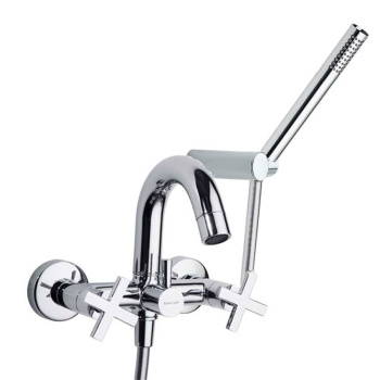 Смеситель для ванны Ramonsoler RS-Cross с душевым комплектом 6205MO