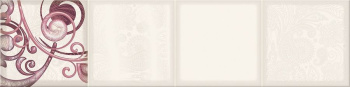 Керамическая плитка Eletto Ceramica Faenza Wine Ornament Frise 2 15.6x63 см 586842004