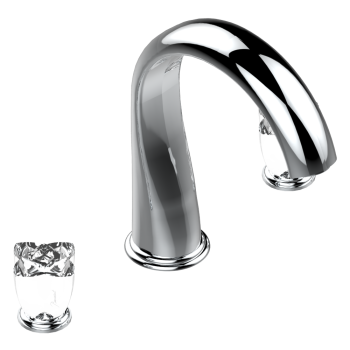 Смеситель на борт ванны THG Petale De Cristal Clair U6A-A02-25SG хром