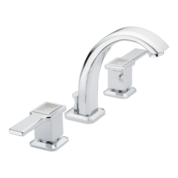 Смеситель для раковины THG Metropolis Cristal Clair A Manettes A2B-A02-151 хром