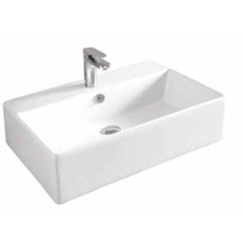 Раковина Artceram QUADRO 65x48, 1 отв., белый QUL003 01 00