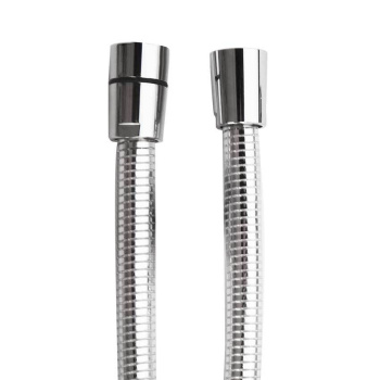 Шланг душевой Ramonsoler 1,75м в пвх оплётке с шарниром полосатый 2472C