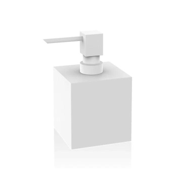 Decor Walther Cube DW 475 Дозатор для мыла, настольный, цвет: белый матовый 825050
