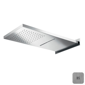 Встраиваемый верхний душ Almar 592х270, 2 типа струи, stainless steel brushed E044193.BS