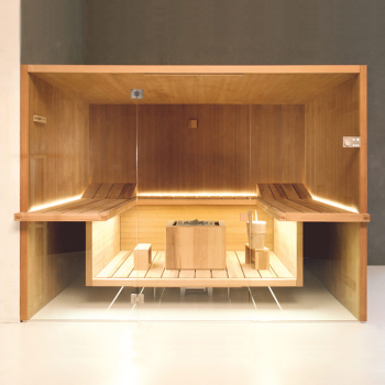 Био-Сауна Effegibi Air 105 Corner 247x182xh213, DX, отделка осина термообработанная, BI 91 10 0003