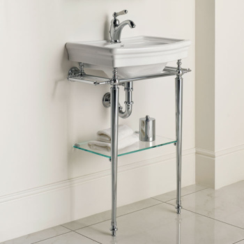 Раковина Devon&Devon New Etoile 50.3х40xh18 с 1 отверстием под смеситель белый IBLP1FNET