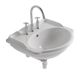 Раковина Globo Paestum 62x52 см, 1 отв., белый PA057.BI*1