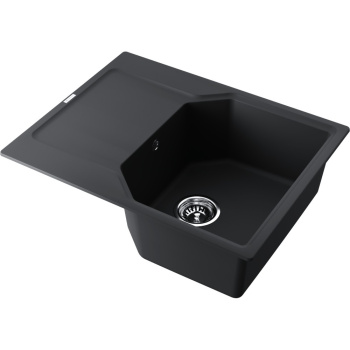 Мойка кухонная Omoikiri Yonaka 65-BL черная 4993348