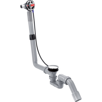 Скрытая часть излива hansgrohe Exafill S 58115180 на ванну с набором для слива и перелива для станда