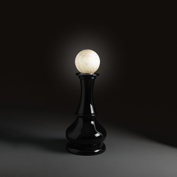 Cтатуэтка декоративная Kerasan Artwork Pedone, черный глянцевый, 4125K1bi/crx1 471204