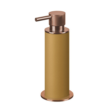 Диспенсер для жидкого мыла ADJ D7xH19, copper/горчичный 4980.copper/40