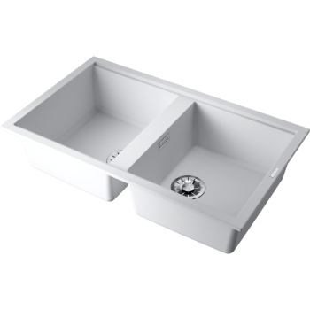 Мойка кухонная Omoikiri Kitagawa 86-2-WH белая 4993806