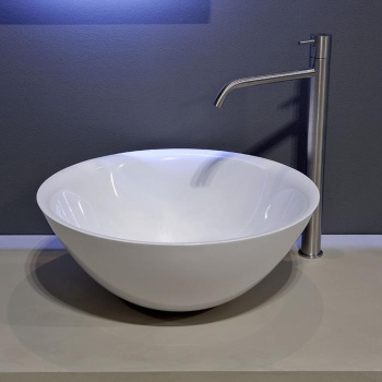 Раковина Antonio Lupi Velo 54х54, без отв., белый А0002423932