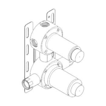 Скрытая часть для смесителя CЕА Design UCS 26