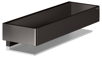 Корзинка для душа Keuco Edition 11 11158350000 алюминий\титан чёрный шлифованный