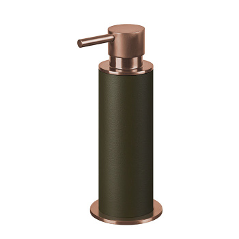 Диспенсер для жидкого мыла ADJ D7xH19, copper/оливковый 4980.copper/55